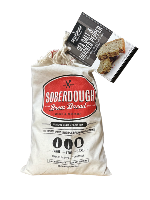 Soberdough Brew Bread Sea Salt and Cracked Pepper