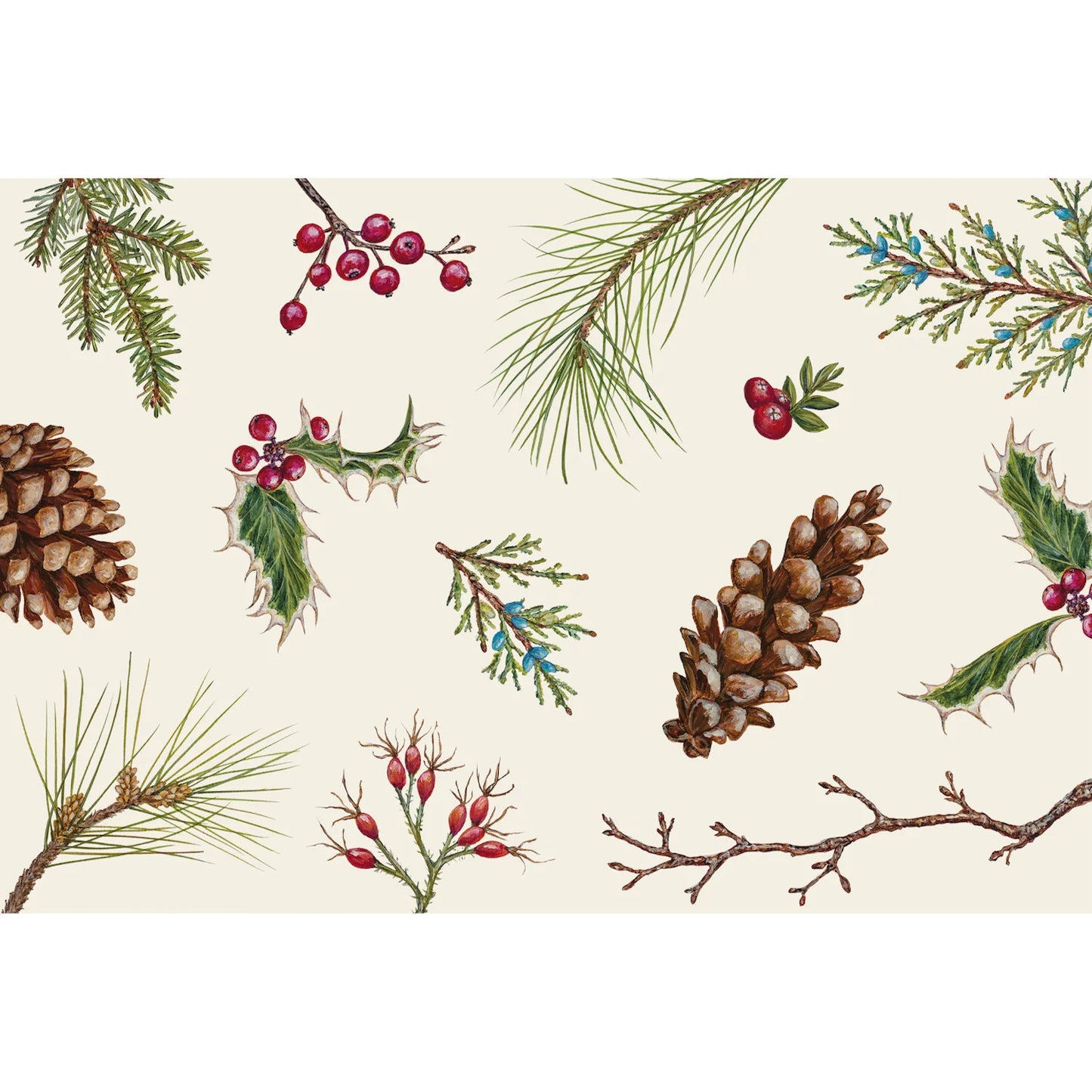 Winter Collage Placemats 20 Sheets