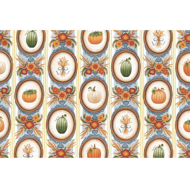 Antique Pumpkin Frame Placemat - 20 Sheets