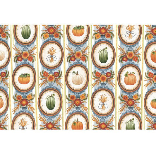 Antique Pumpkin Frame Placemat - 20 Sheets