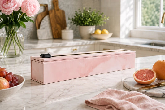 15"x33' Rose Marble Parchment Dispenser
