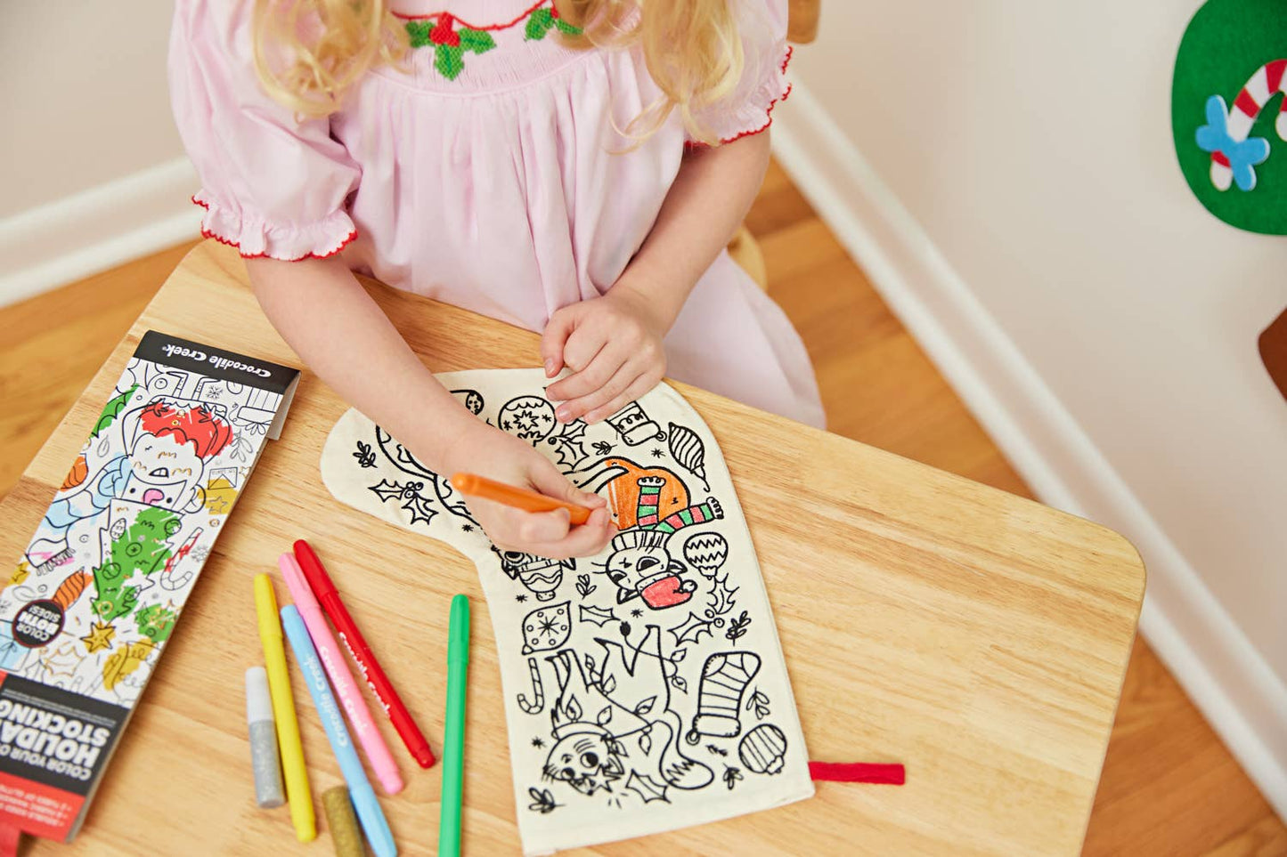 Color Your Own Holiday Stocking