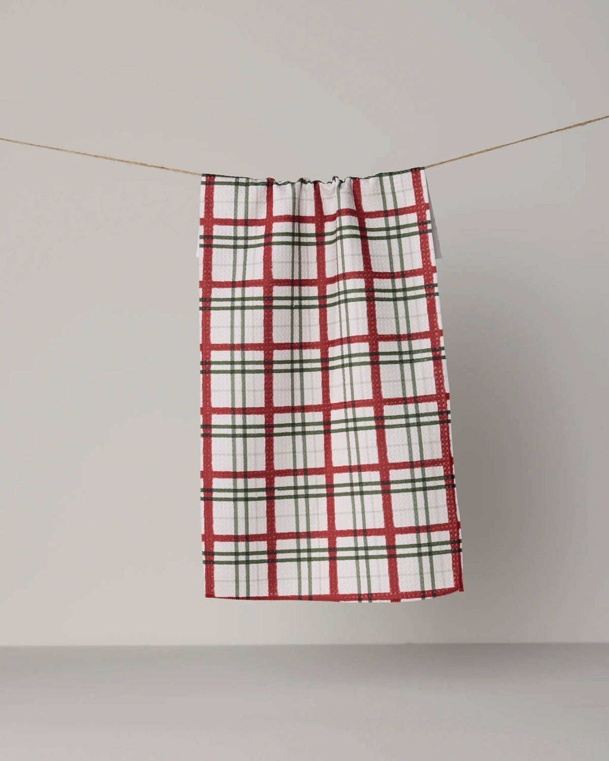 Ribbon Plaid Mini Towel - Holiday 2026