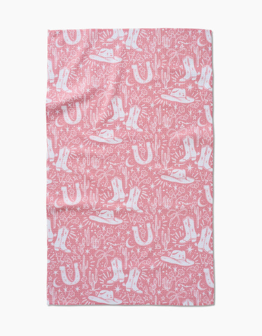 Geometry - Cowgirl Chic Tea Towel