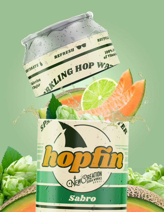 New Creation Soda - Hopfin Sabro (Case of 16)