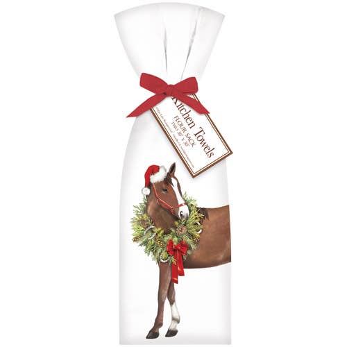 Mary Lake-Thompson Ltd. - Horse Wreath Towel Set