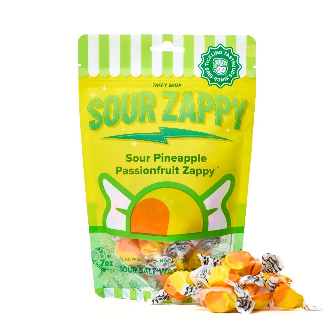 Sour Pineapple Passion Zappy™ Taffy