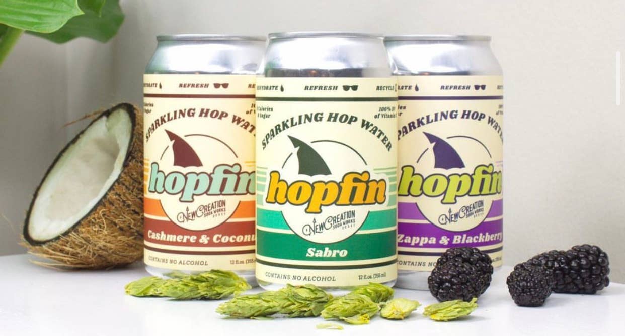 New Creation Soda - Hopfin Sabro (Case of 16)
