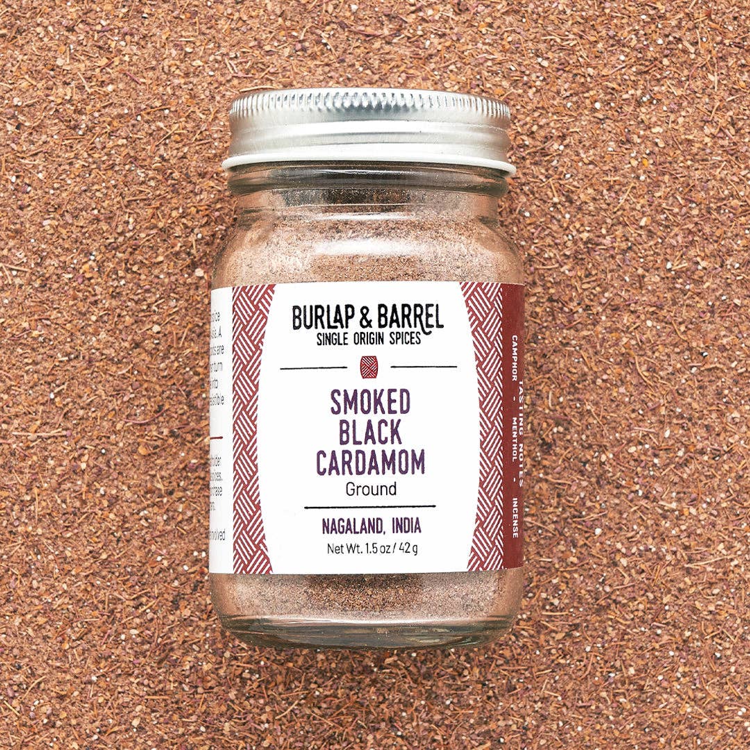 Burlap & Barrel - Smoked Black Cardamom - Single Origin Spice & Seasoning