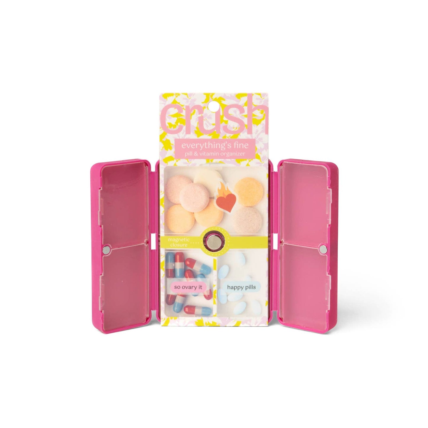 DM Merchandising - Crush Everything's Fine Pill & Vitamin Case