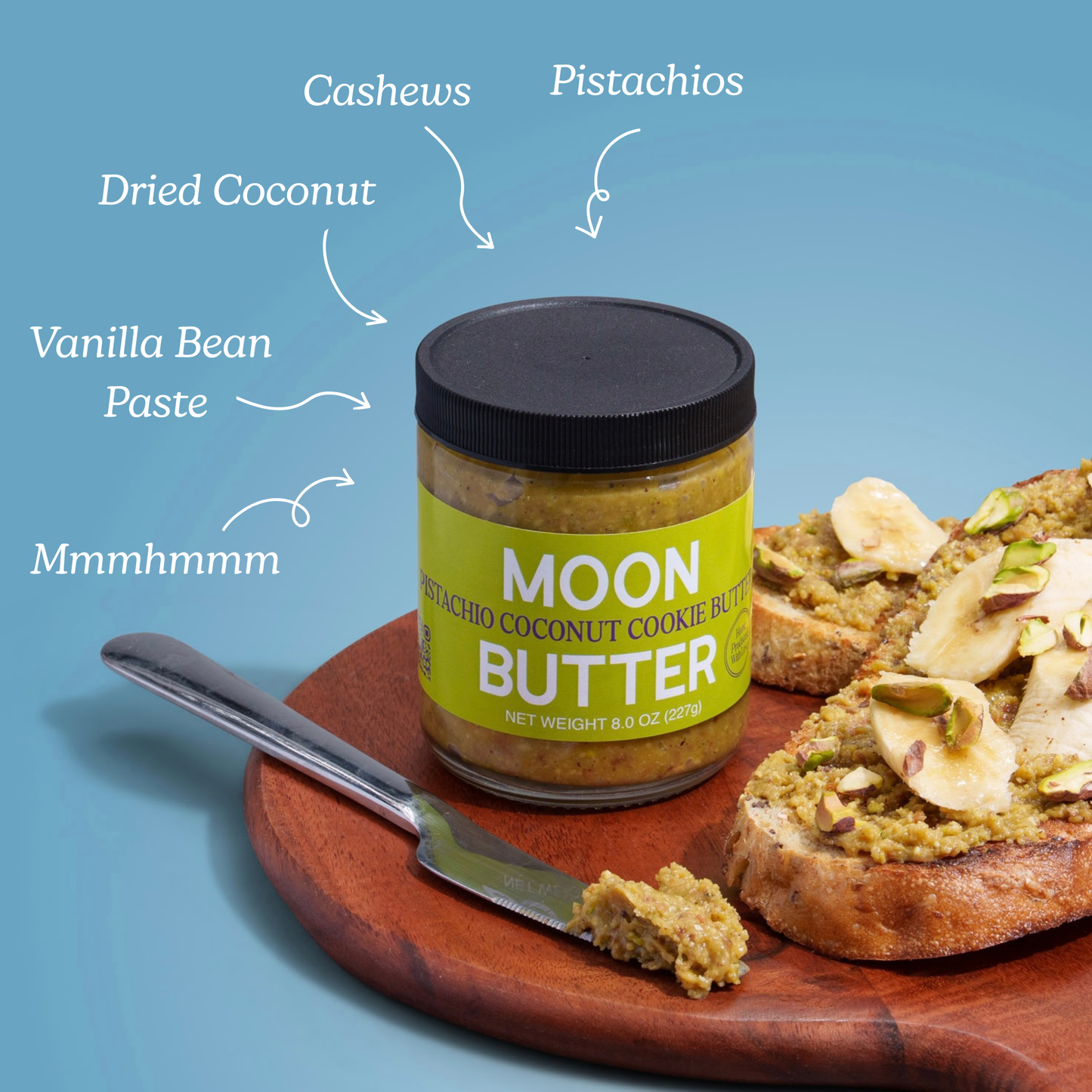 Pistachio Coconut Cookie Butter