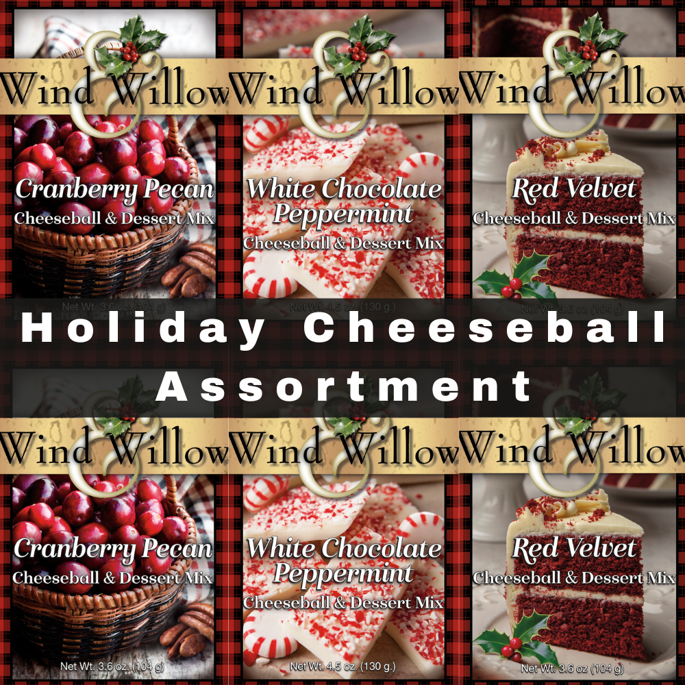 Wind & Willow - HOLIDAY Assortment Cheeseball (cs 12)