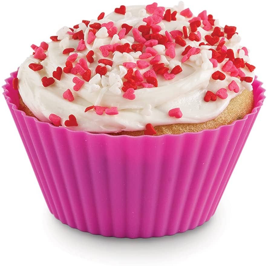Bakelicious Silicone Cupcake Liners, Set of 12, 2.75"