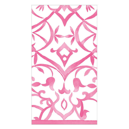Paper Linen Algarve Fuchsia Guest Towel