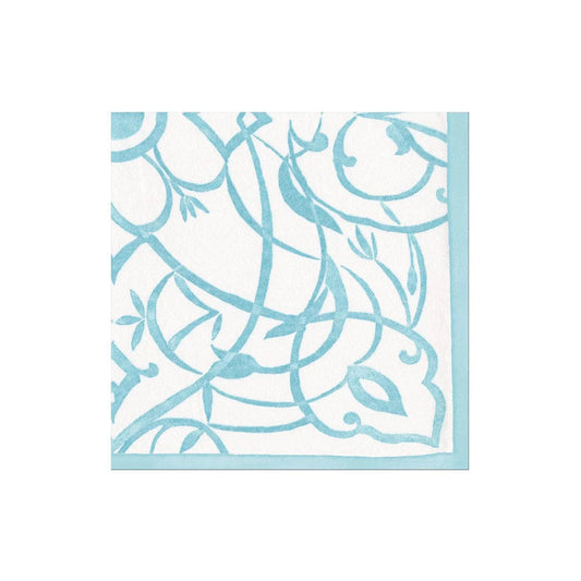 Paper Linen Algarve Aqua Cocktail Napkins