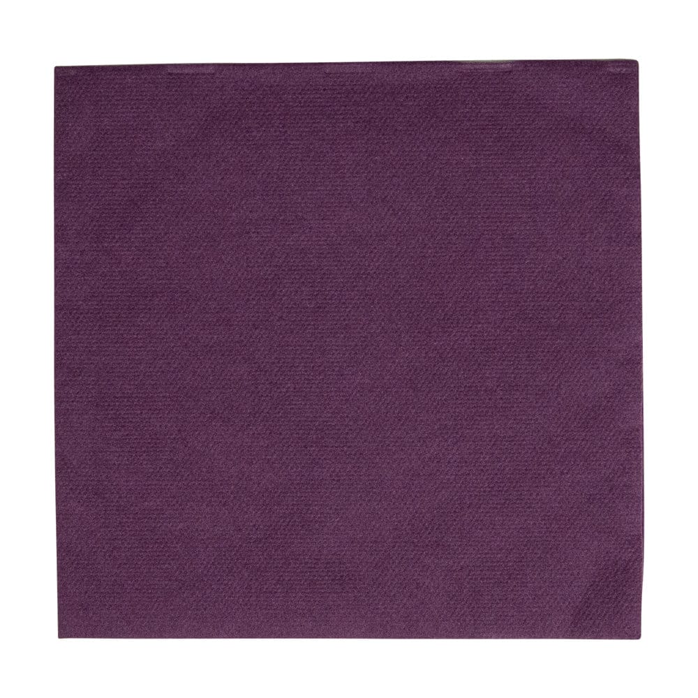 Paper Linen Aubergine Cocktail Napkin