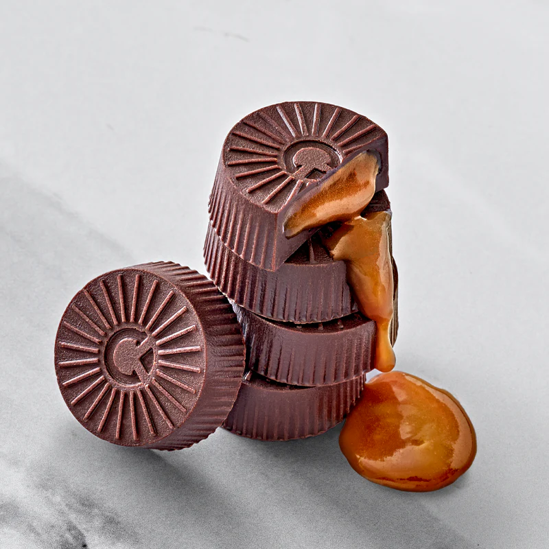 Bissinger's - Castle & Key Dark Bourbon Caramel - 9 PC Gift Box