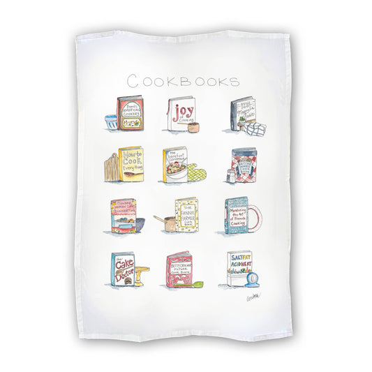 Cookbooks Tea Towel