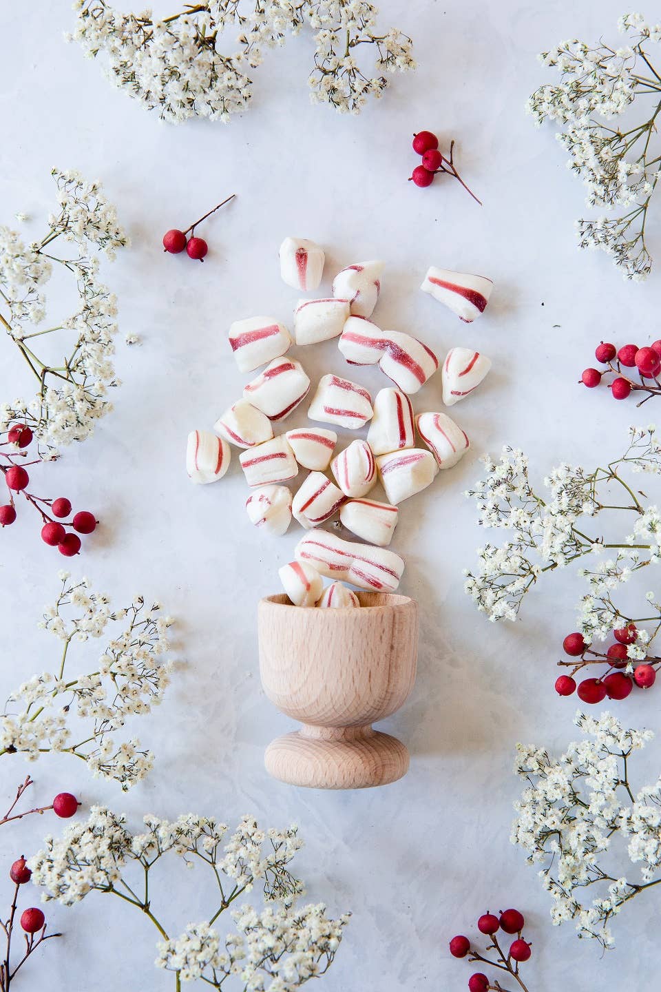 Peppermint Buds in a Mason Jar