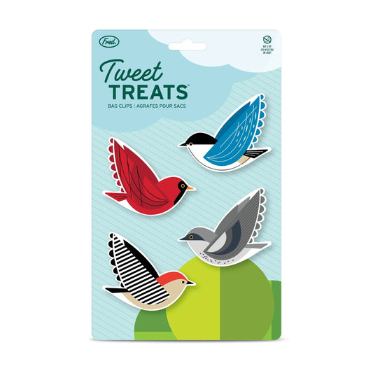 Fred & Friends - Tweet Treats - Bird Bag Clips - Set of 4