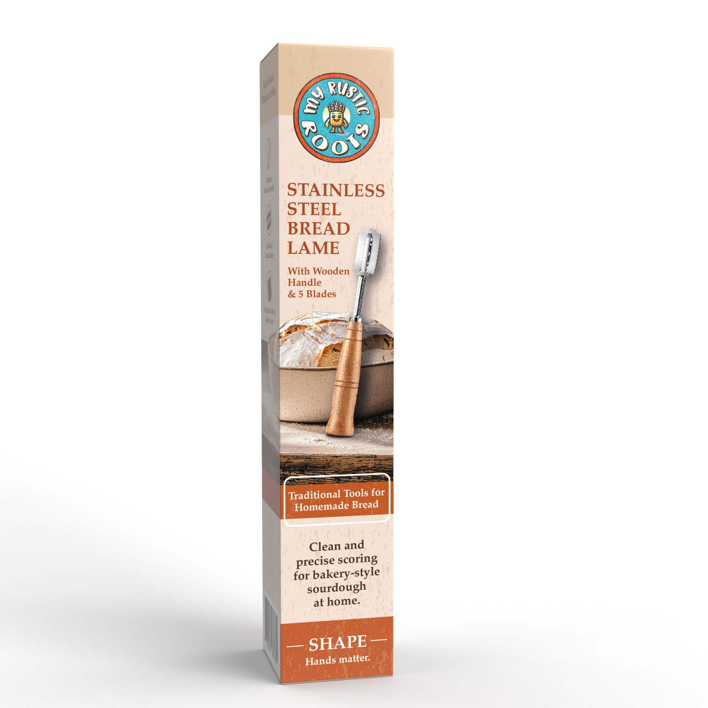 My Rustic Roots - Wooden Bread Lame for Sourdough Scoring – Dough Scoring Tool