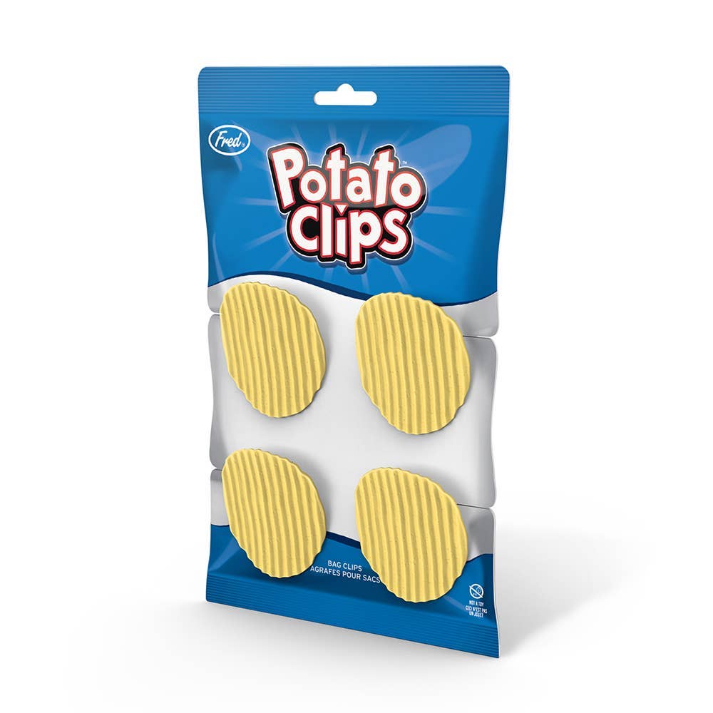 Fred & Friends - Potato Clips - Chip Bag Clips - Set of 4
