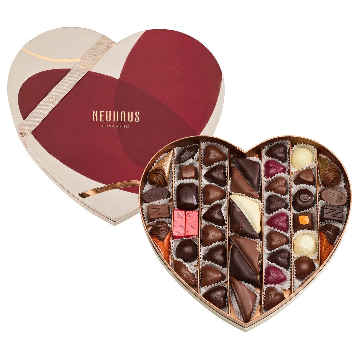 Valentine Heart Large - Assorted, 46pc