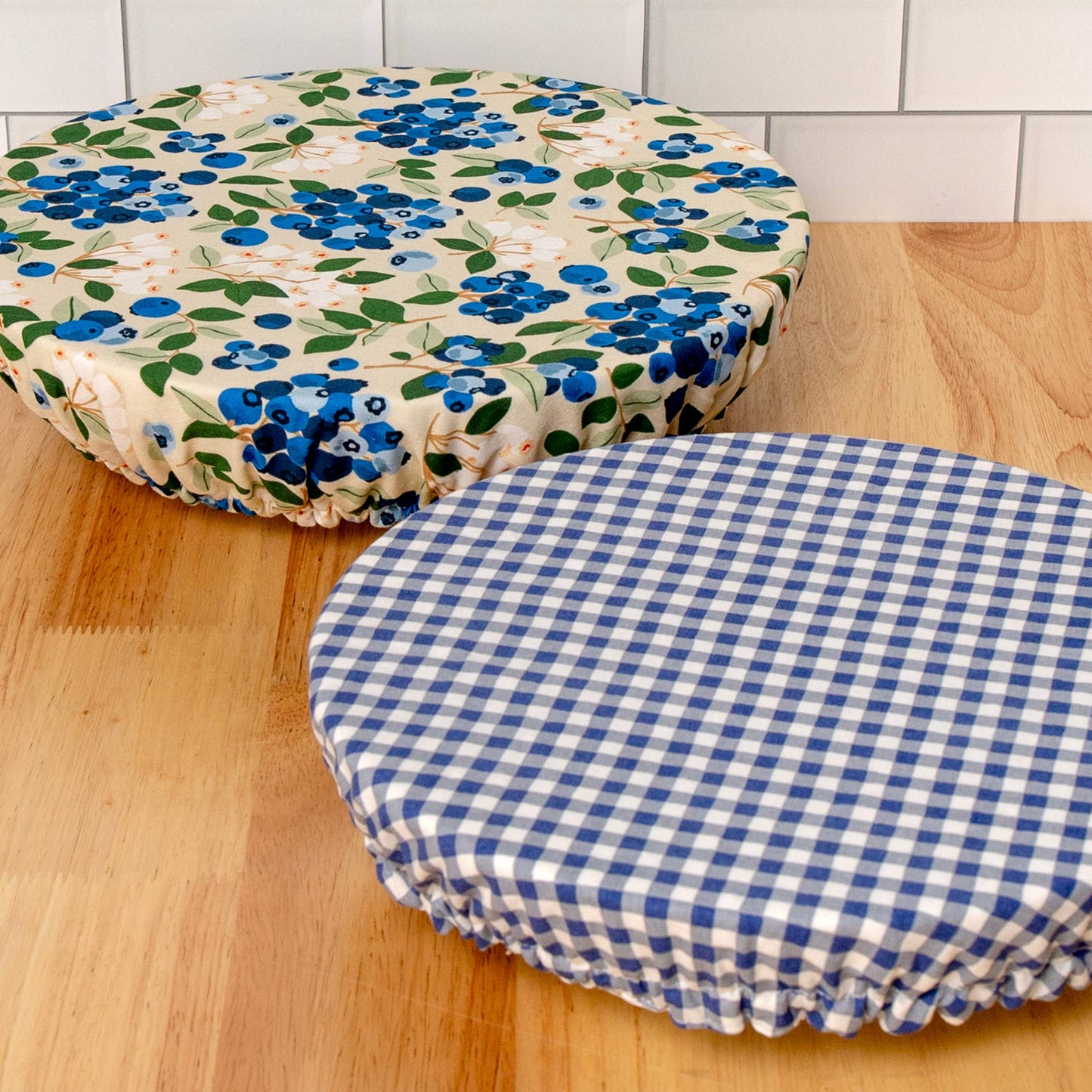Paper Farm Press - Blueberry Field Reusable Fabric Bowl Cover Set