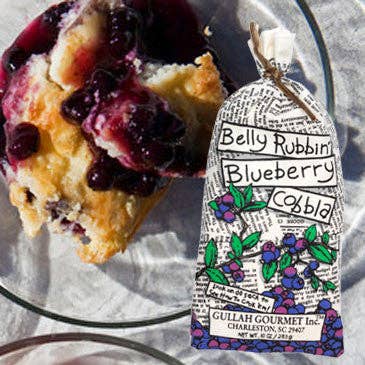 Gullah Gourmet, Inc. - Belly Rubbin' Blueberry Cobbla