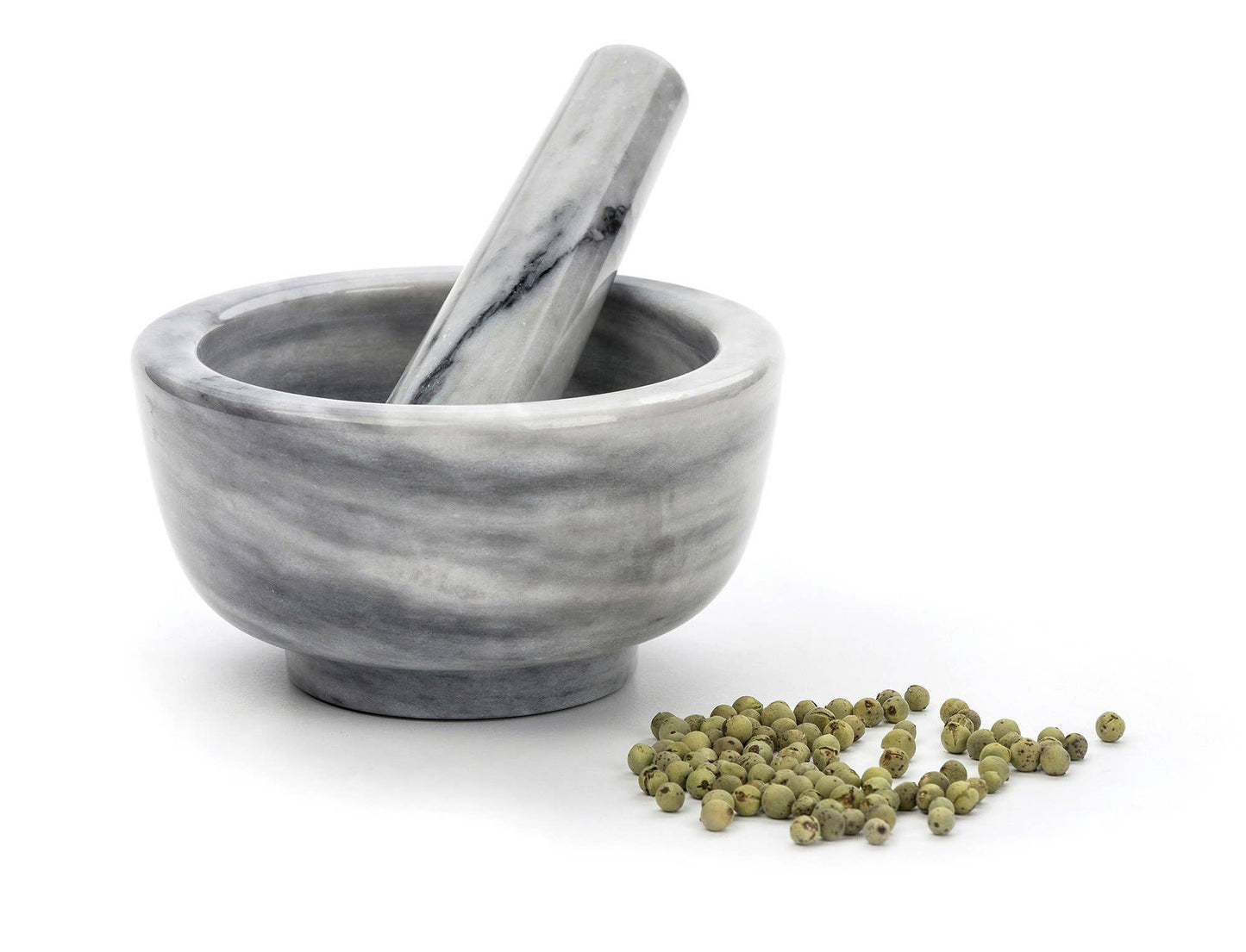 Marble Mortar & Pestle - White