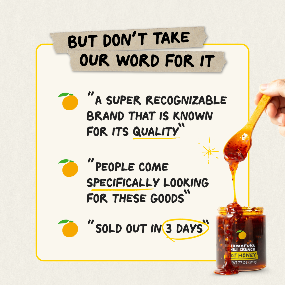 Momofuku - Chili Crunch Hot Honey | Spicy Honey | Condiment |  Gift