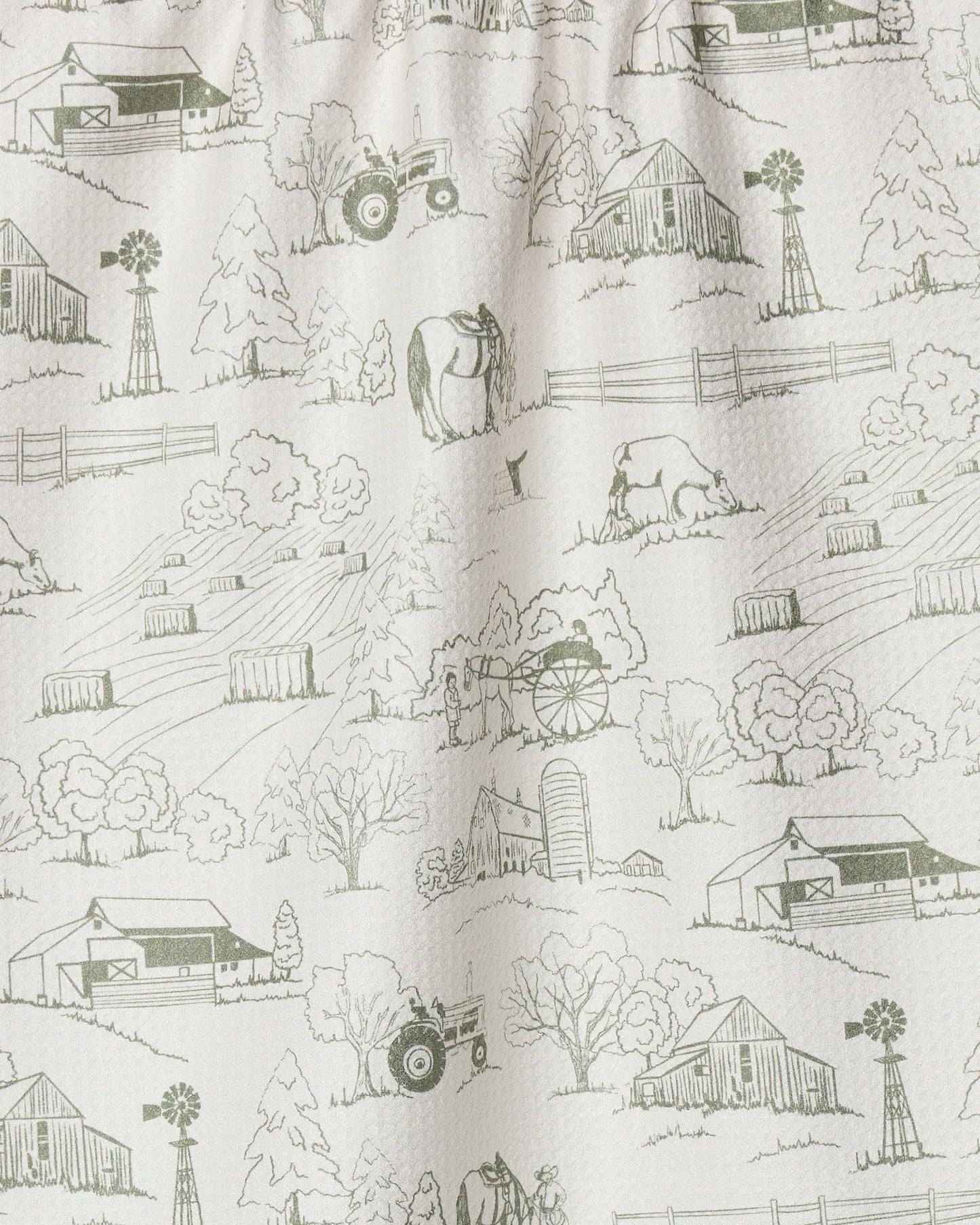 Geometry - Farmyard Tea Towel