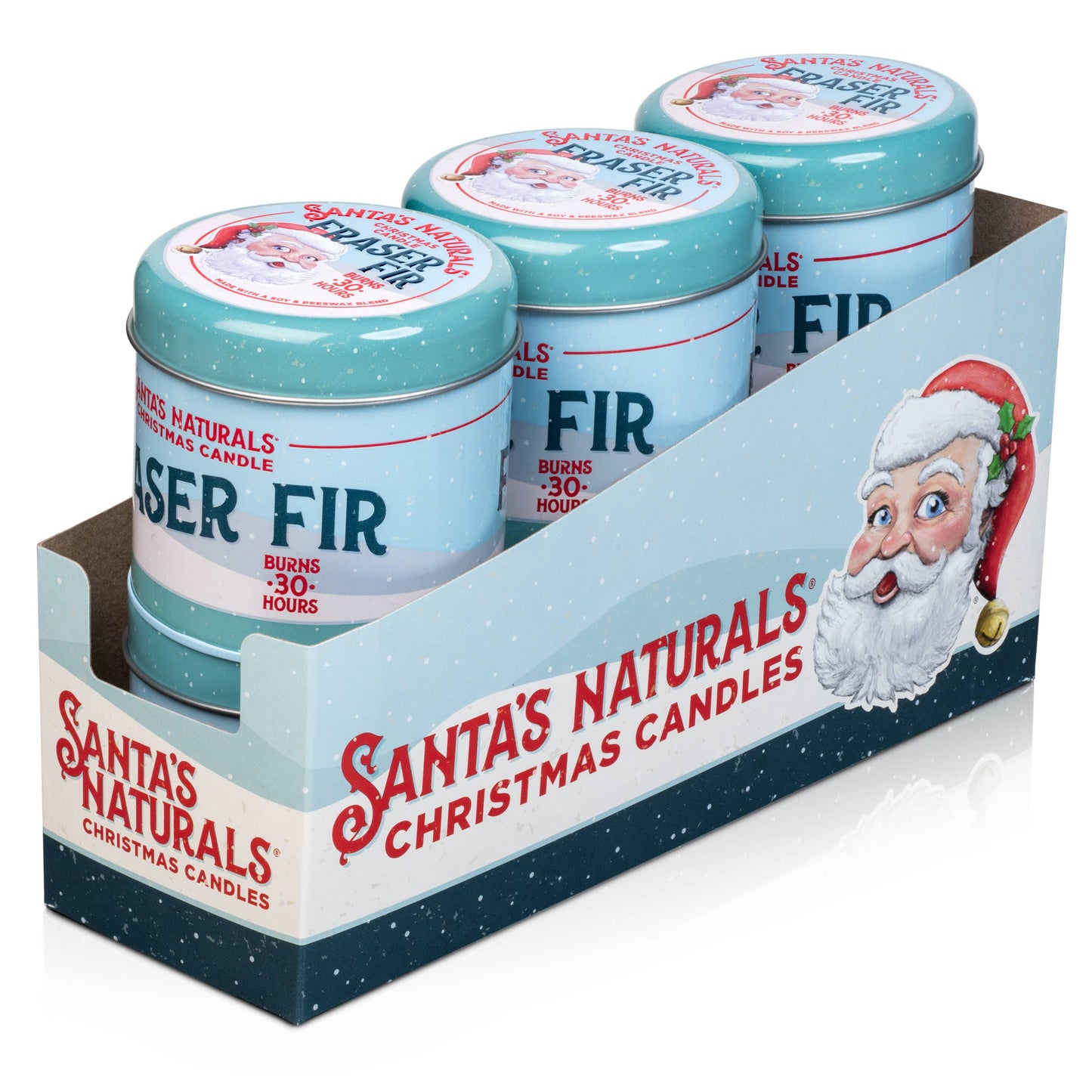 Santa's Naturals - Christmas Candle in Fraser Fir 9oz  ($7.50 each)