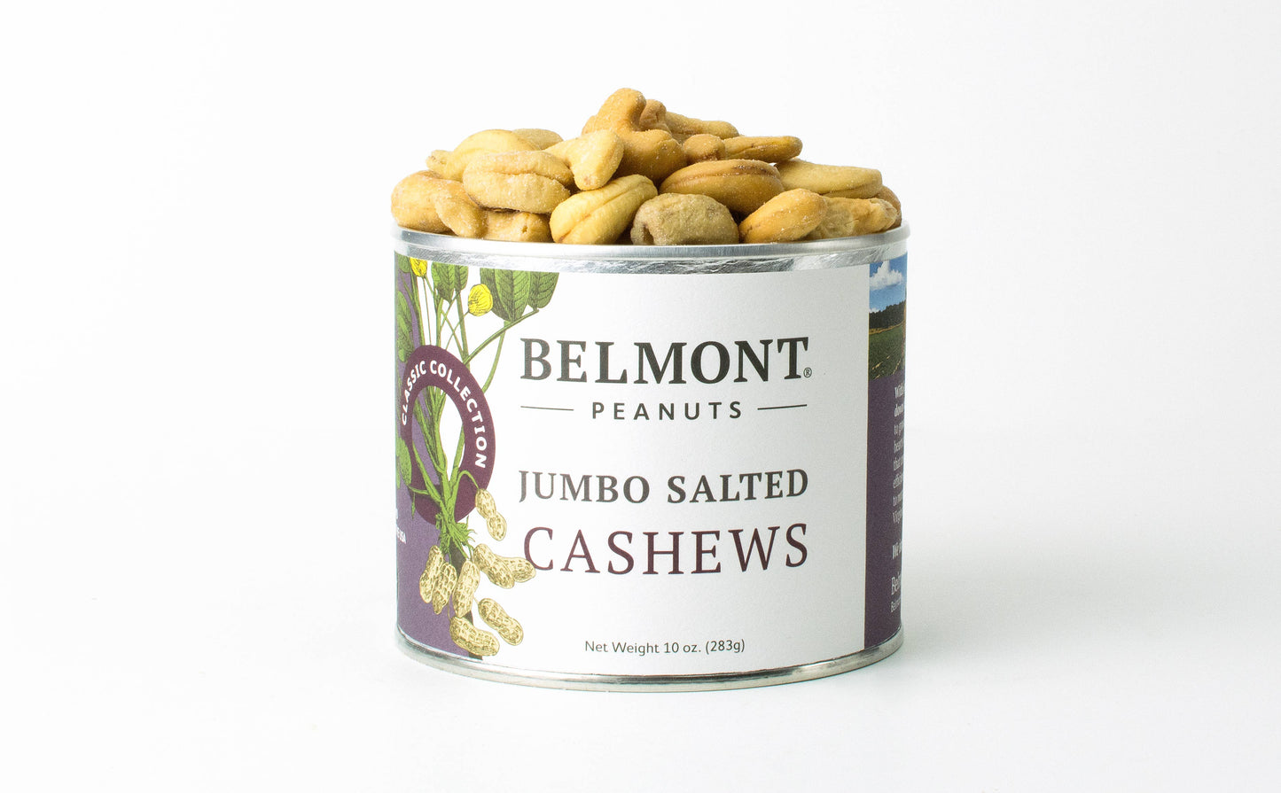 Belmont Peanuts - Jumbo Lightly Salted Gourmet Cashews