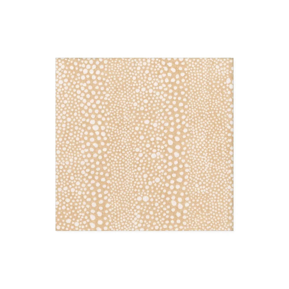 Paper Linen Pebble Beige Cocktail Napkin