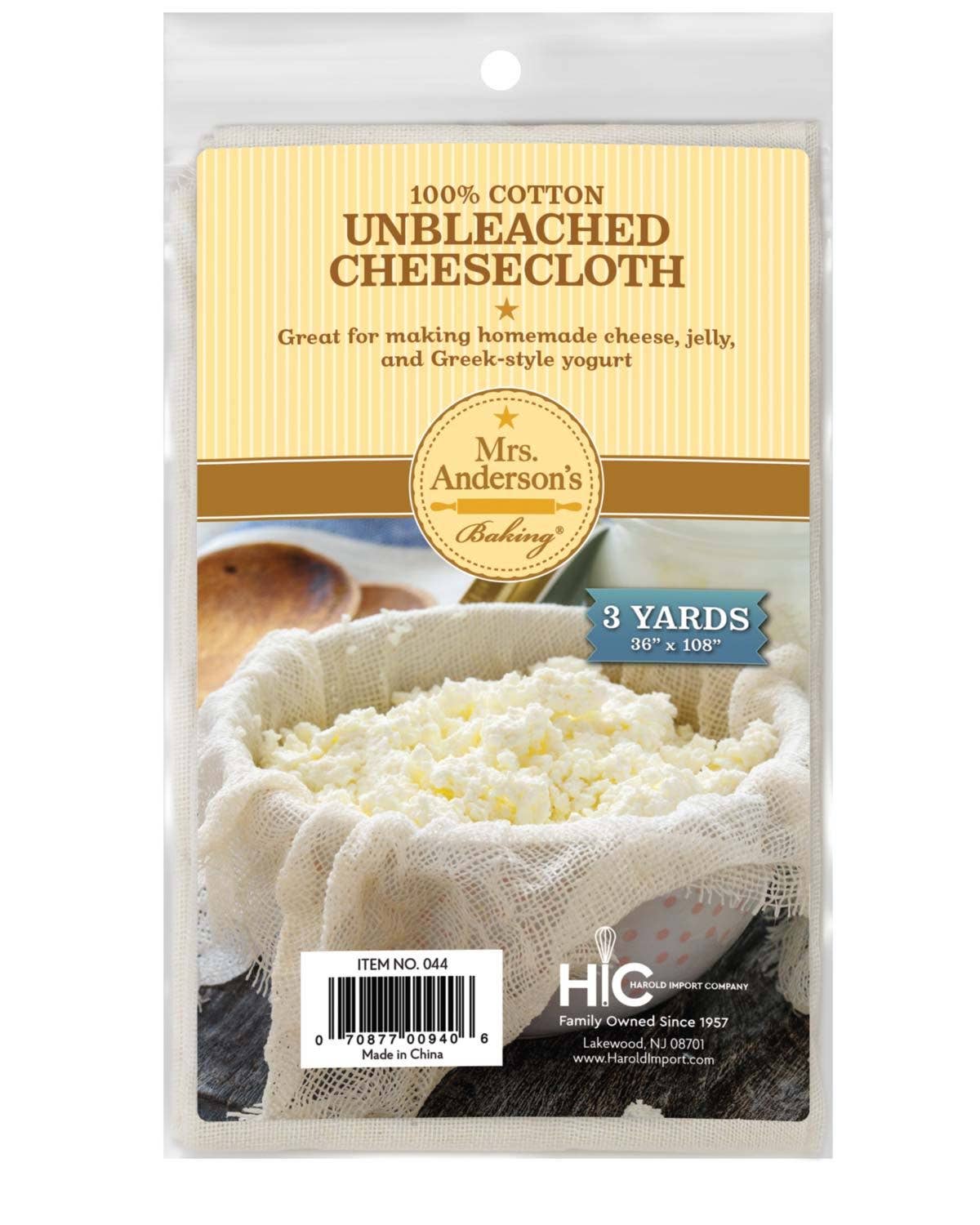Unbleached Cheesecloth 3 Sq Yds