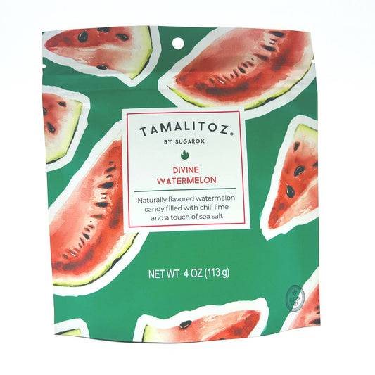 Sugarox Candy Studio LLC - DIVINE WATERMELON TAMALITOZ CANDY 12 CT