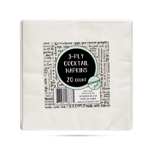 Box Tops Pack of 20 Cocktail Napkins