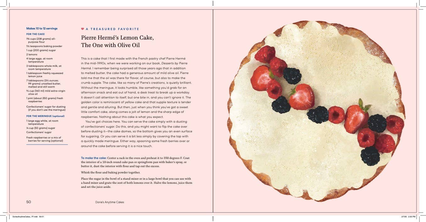 HarperCollins - Dorie’s Anytime Cakes : Dorie Greenspan