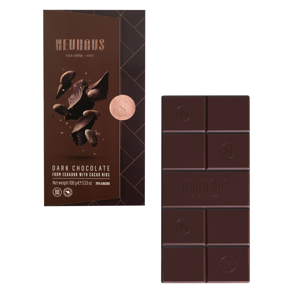 Tablet Dark Chocolate With Cocoa Nibs