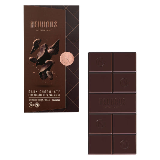 Tablet Dark Chocolate With Cocoa Nibs