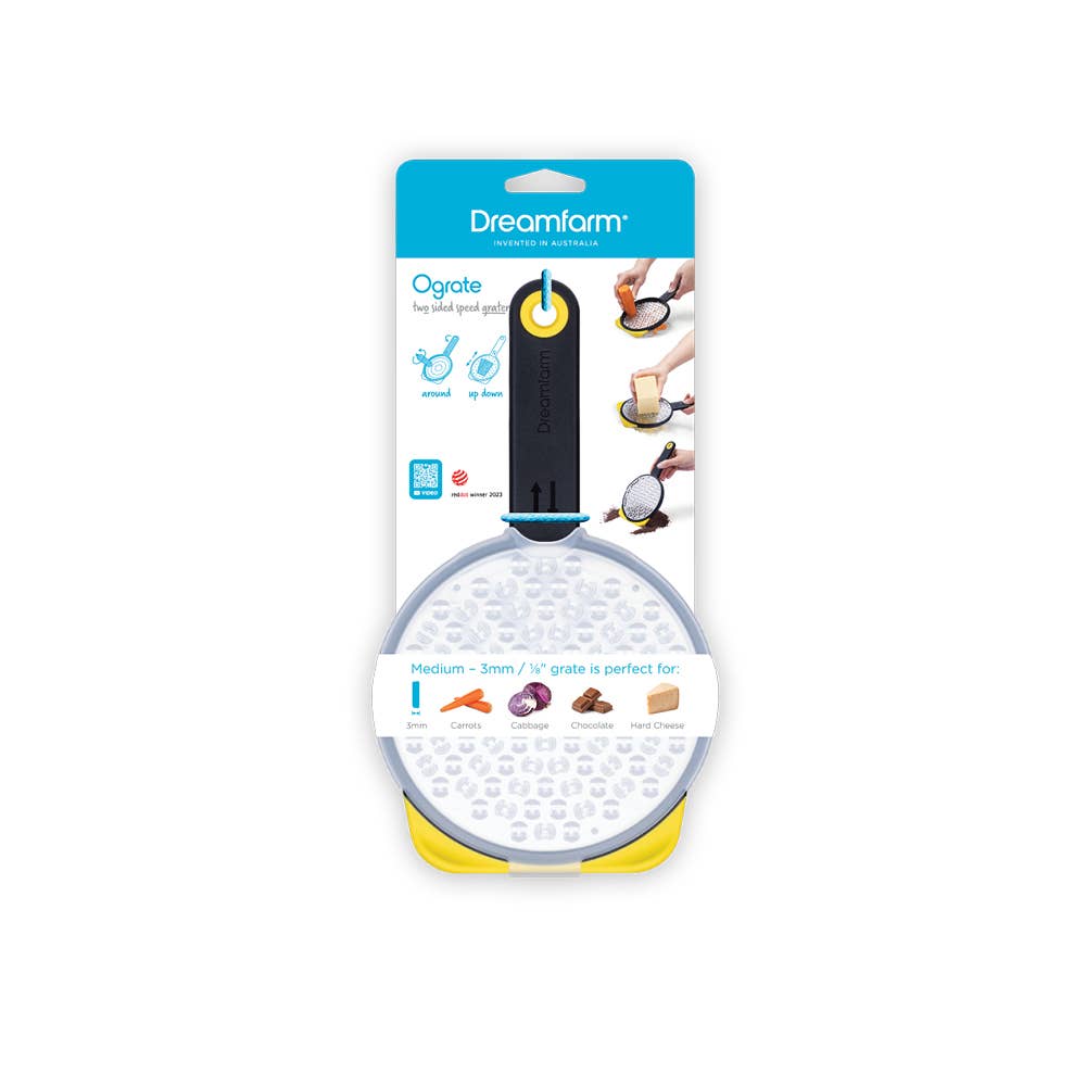 Ograte® Medium - Double Sided Speed Grater - Photo-Etched