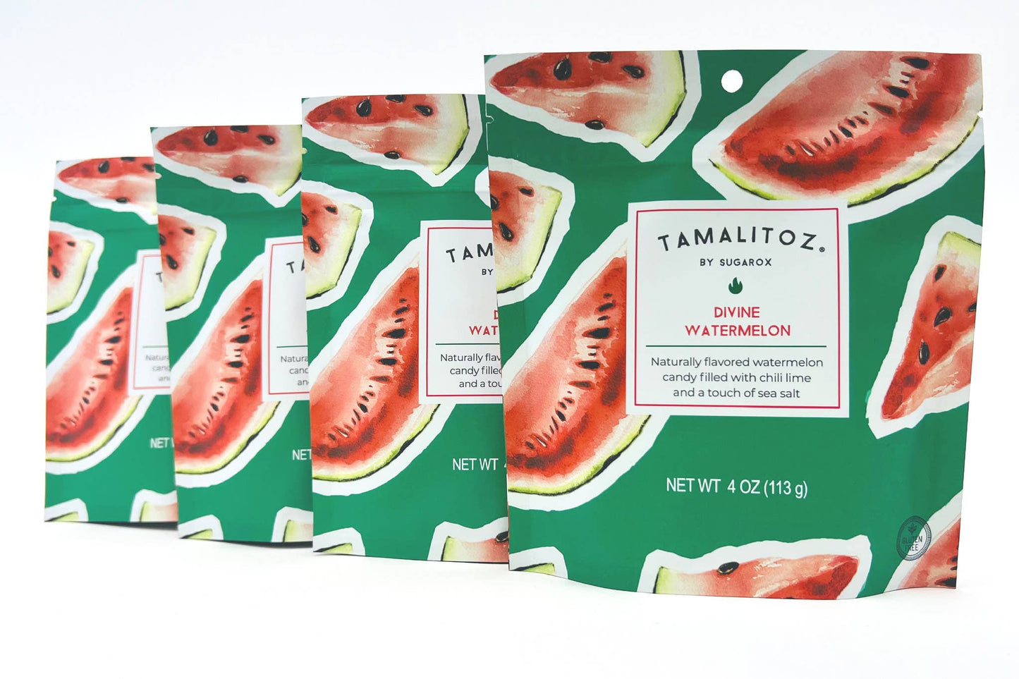 Sugarox Candy Studio LLC - DIVINE WATERMELON TAMALITOZ CANDY 12 CT
