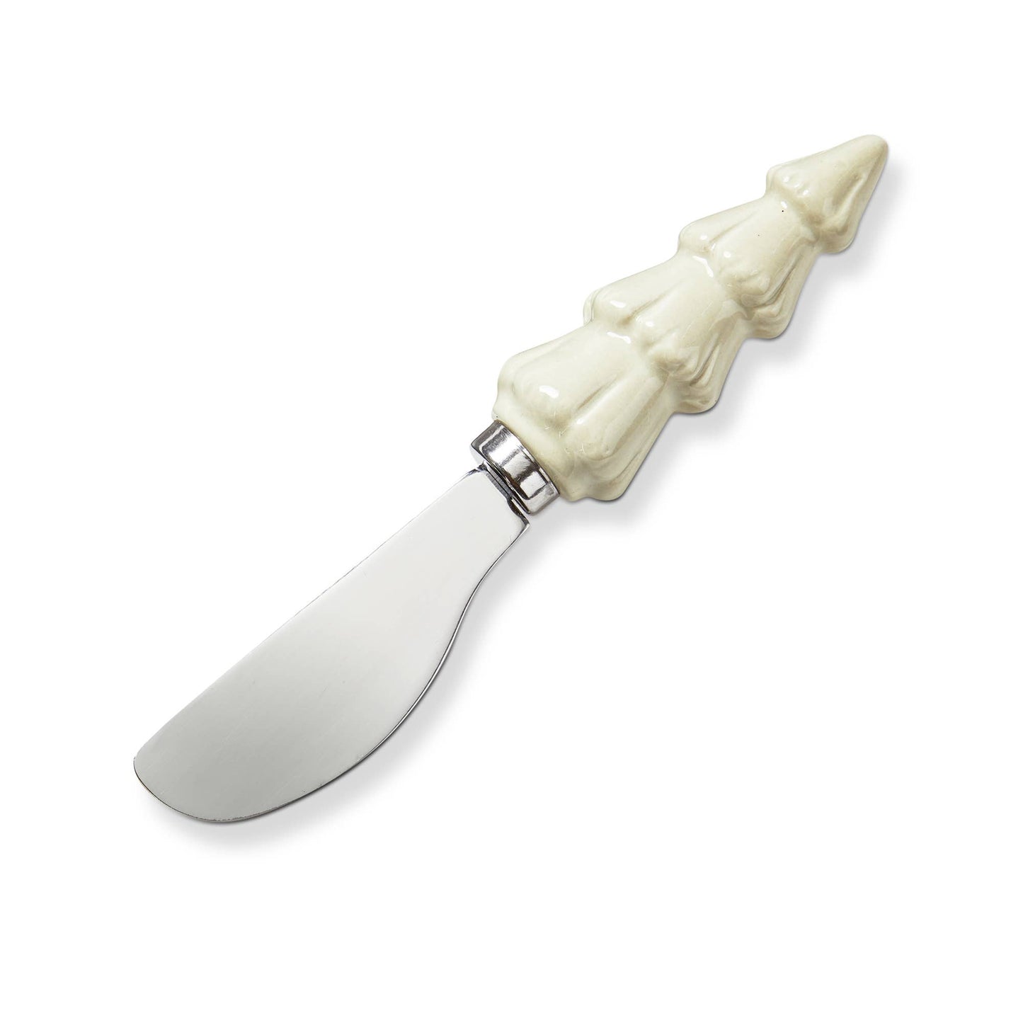 Wilde Pine Tree Spreader Cream Earthenware Christmas
