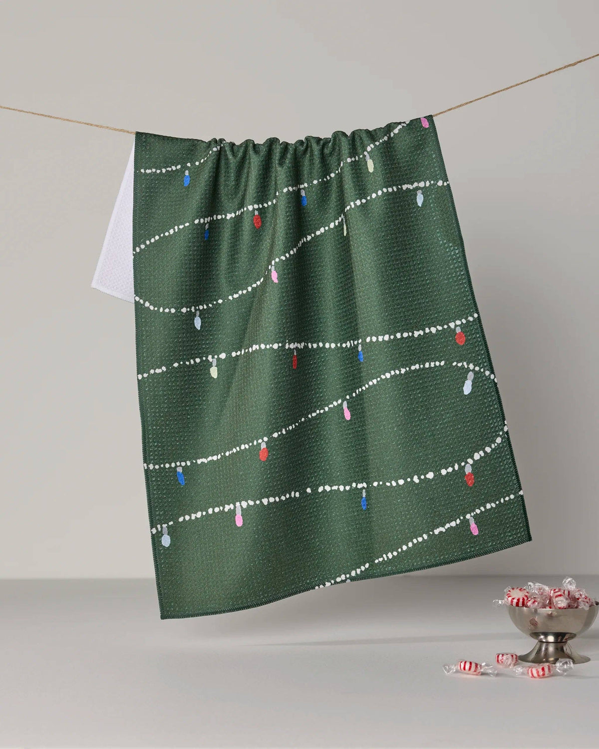 Garland Glow Tea Towel - Holiday 2026