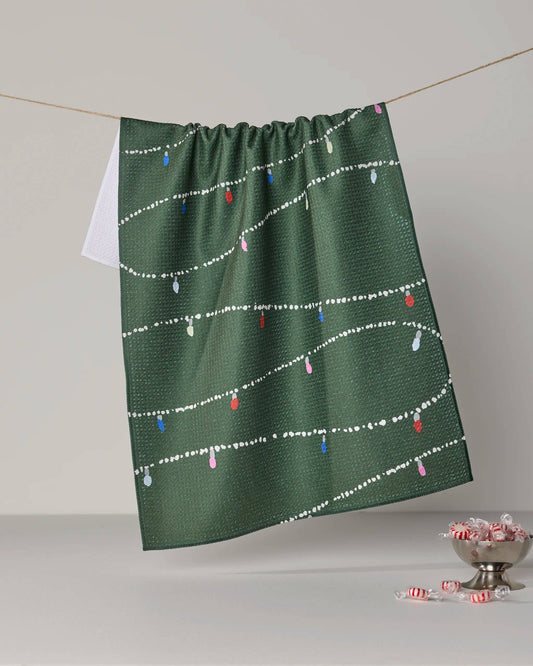 Garland Glow Tea Towel - Holiday 2026