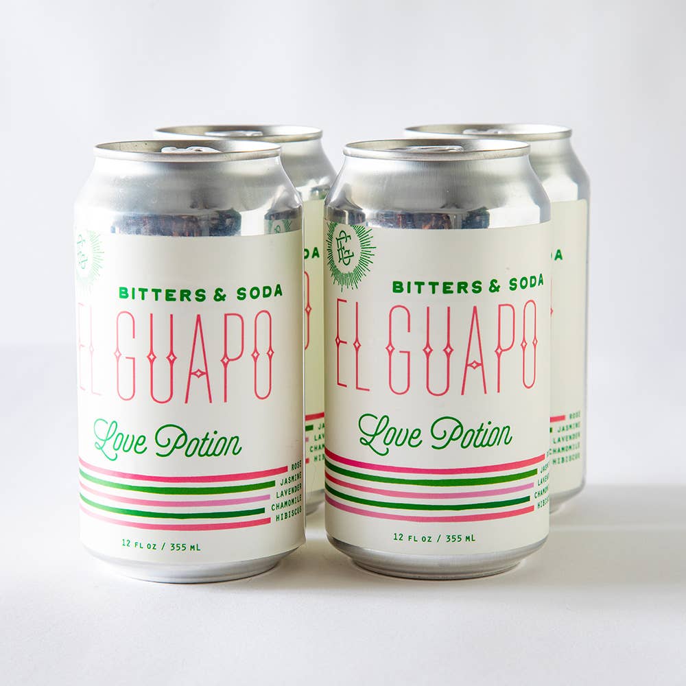 El Guapo - Bitters & Soda: Love Potion - As Seen On Today Show 🌺🌹