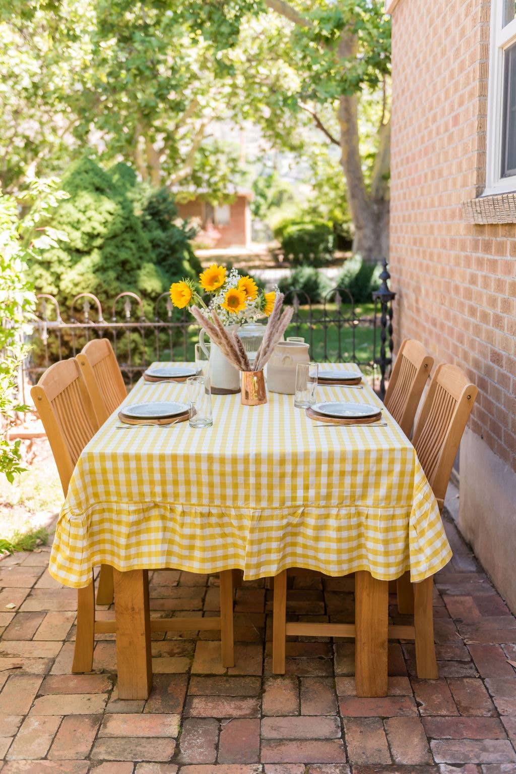 Galley & Fen Gingham Tablecloth