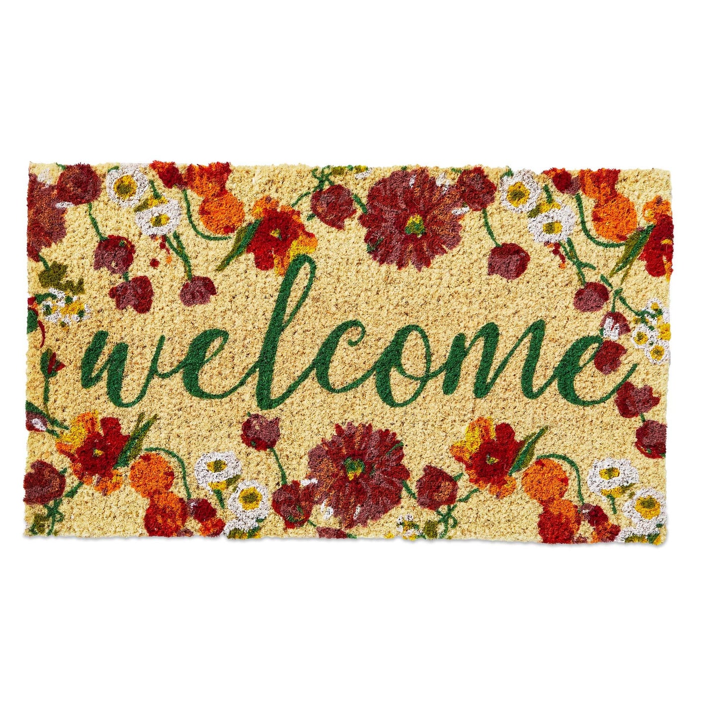 Blooming Welcome Coir Mat Multi Everyday