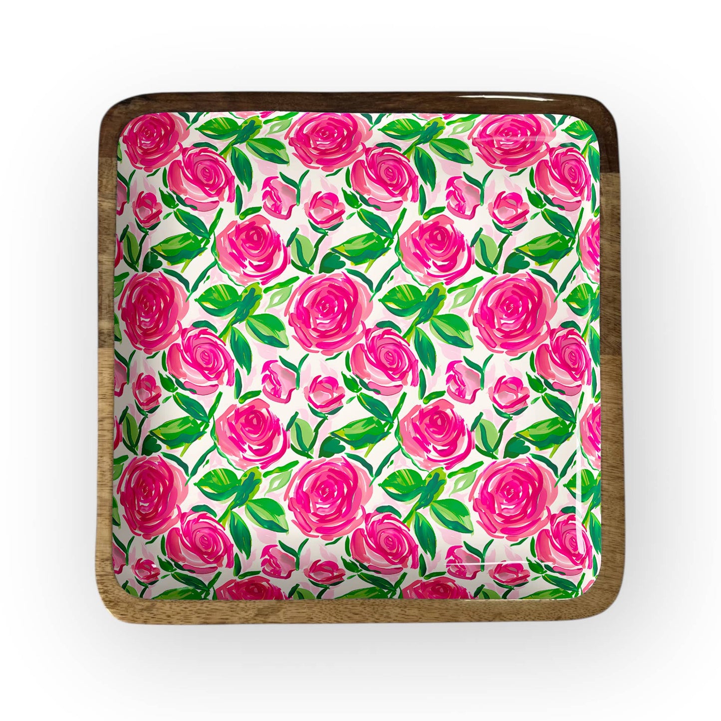 Roses Square Trays